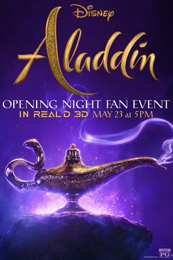 Aladdin 3D: Opening Night Fan Event poster