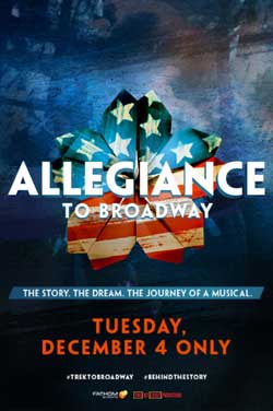 Allegiance to Broadway poster
