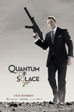 007 @ The O2 : Quantum Of Solace poster
