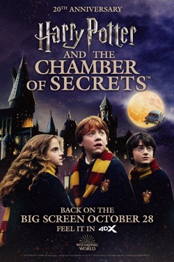 20th Anniversary Harry Potter & Chamber Of Secrets poster