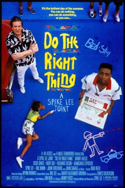 Black History Month: Do the Right Thing poster
