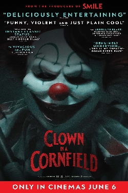 Clown In A Cornfield poster