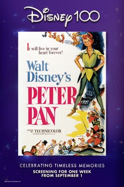 Disney 100: Peter Pan (1953) poster