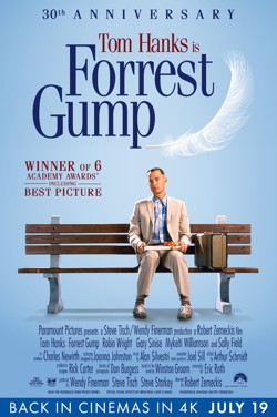 Forrest Gump (30th Anniversary 4K Re-issue) poster