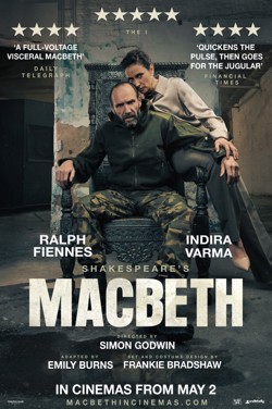 Macbeth: Ralph Fiennes & Indira Varma poster