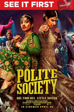 Polite Society Unlimited Screening poster
