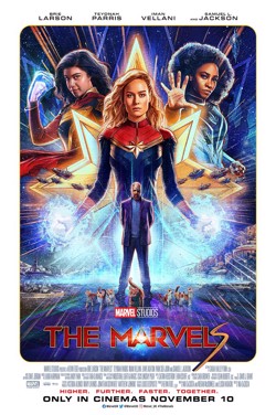 (4DX 3D) The Marvels poster