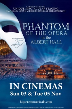 The Phantom of the Opera at the Royal Albert Hall poster