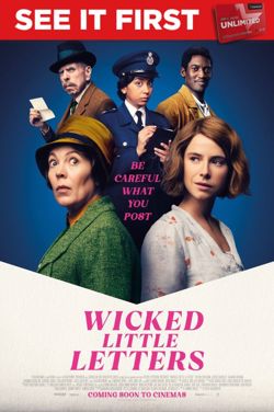 Wicked Little Letters Unlimited Screening poster