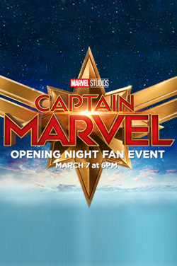 Captain Marvel Fan Event poster