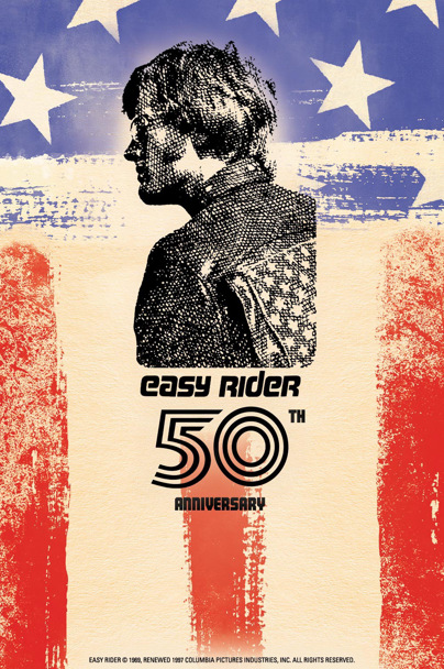 Easy Rider 50th Anniversary poster