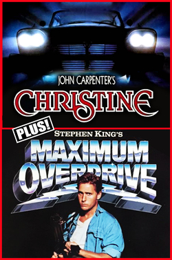 HF19: Christine (1983)/Maximum Overdrive (1986) poster