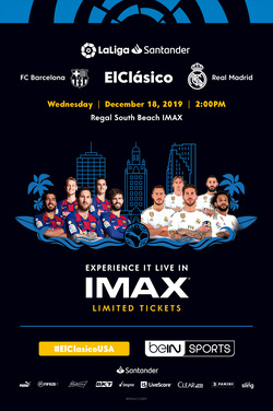 IMAX: El Clasico: FC Barcelona vs Real Madrid poster