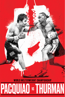 Manny Pacquiao vs. Keith Thurman poster
