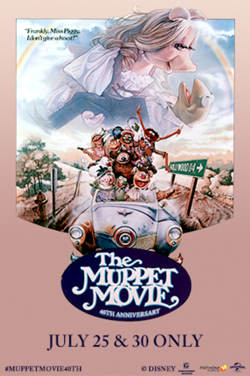 Muppet Movie 40th Anniversary poster