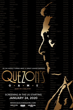 Quezon's Game (4-Wall) poster