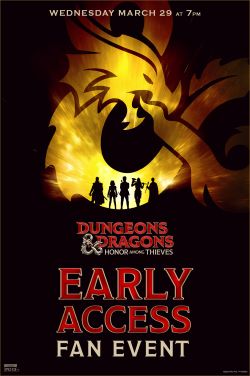 4DX: Dungeons & Dragons: Early Access Fan Event poster