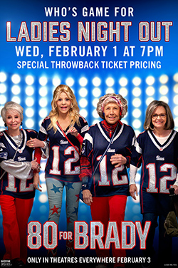 80 for Brady - Ladies Night Out poster
