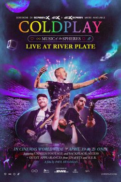 Coldplay Live At River Plate poster