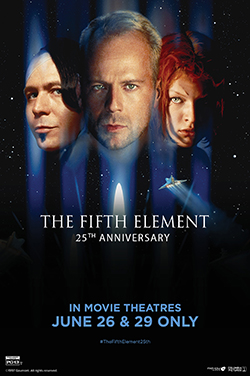 The Fifth Element 25th Anniversary poster