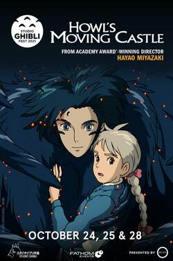 Howl's Moving Castle-Ghibli 2021 (Dubbed) poster