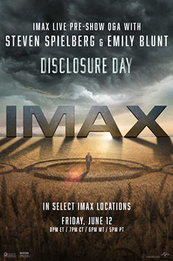 IMAX: Disclosure Day: Live Q&A w/ Steven Spielberg