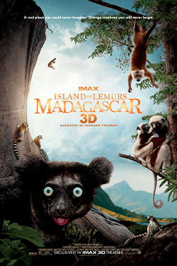 IMAX: Island Of Lemurs: Madagascar 3D poster