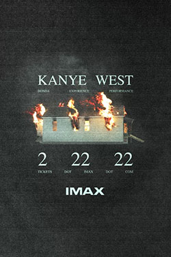 IMAX: Kanye West: Donda Exper Performance  2 22 22 poster