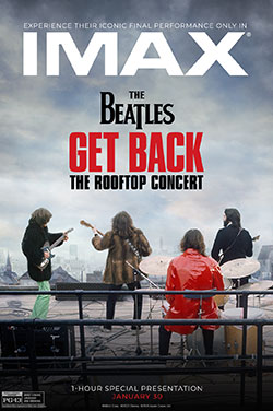 IMAX: The Beatles: Get Back - The Rooftop Concert poster