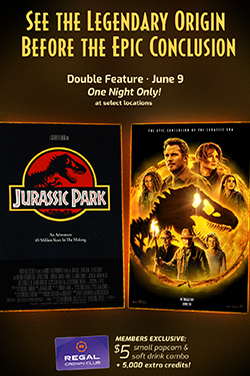 Jurassic Park / Jurassic World Double Feature poster