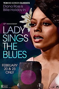 Lady Sings the Blues 50th Anniversary by TCM poster