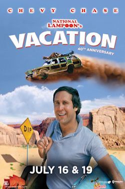 National Lampoon's Vacation 40th Anniversary poster