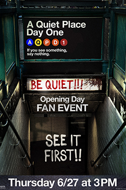 A Quiet Place: Day One: Opening Day Fan Event thumbnail