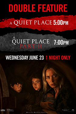 A Quiet Place Double Feature poster