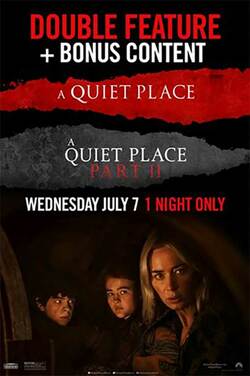 Quiet Place Double Feature, A (Wed - 7/7) poster