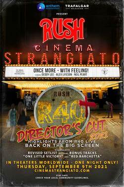 RUSH: Cinema Strangiato Director's Cut poster