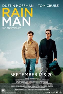 Rain Man 35th Anniversary poster