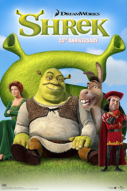 Shrek 20th Anniversary poster