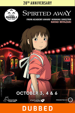 Spirited Away 20th Anniv-Ghibli 2021 (Dubbed) poster