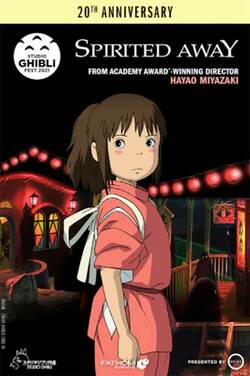 Spirited Away 20th Anniv-Ghibli 2021 (Subtitled) poster