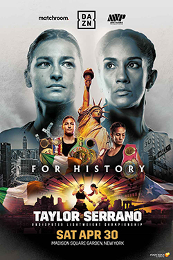 Taylor vs. Serrano: Fight Night poster
