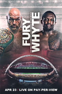 Tyson Fury vs Dillian Whyte poster