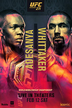 UFC 271: Adesanya vs Whittaker 2 poster