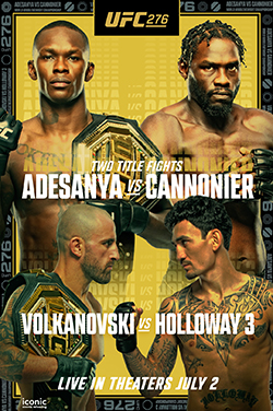 UFC 276: Adesanya vs. Cannonier poster