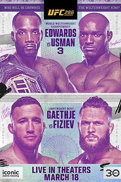 UFC 286: Edwards vs. Usman 3 poster