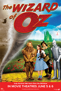 Wizard of Oz: Judy Garland 100 Years Over Rainbow poster
