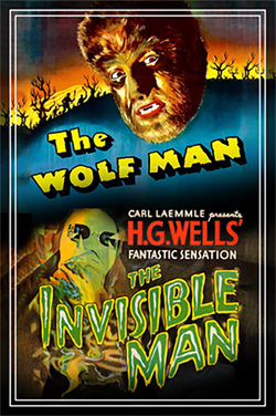Wolfman (1941) & Invisible Man (1933) Double Feat poster