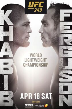 UFC 249: Khabib vs. Ferguson poster