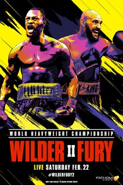Wilder vs. Fury II poster