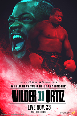 Wilder vs. Ortiz poster
